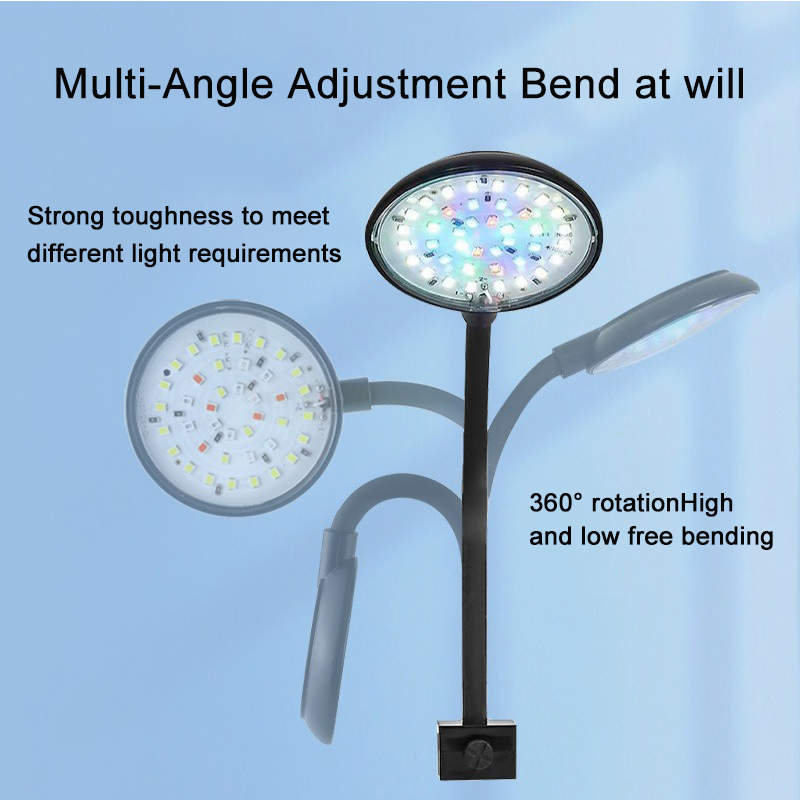 USB حوض السمك LED مصباح خزان ا - مراجعة Aquarium Marine Lights وسعره
