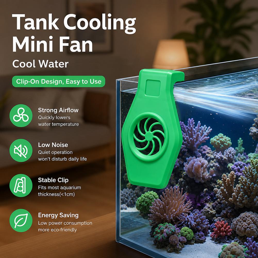 مروحة تبريد صغيرة للأحواض الما - مراجعة Marine Aquarium Mini وسعره