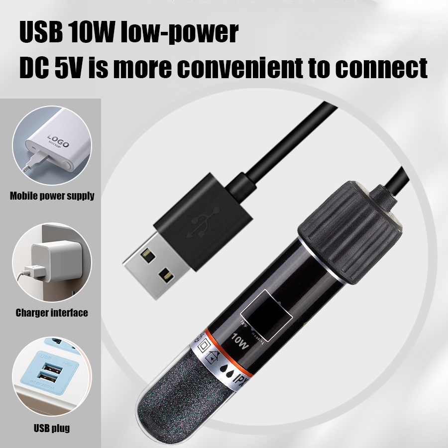 قضيب تسخين USB صغير لحوض الأسم - مراجعة Marine Aquarium Mini وسعره