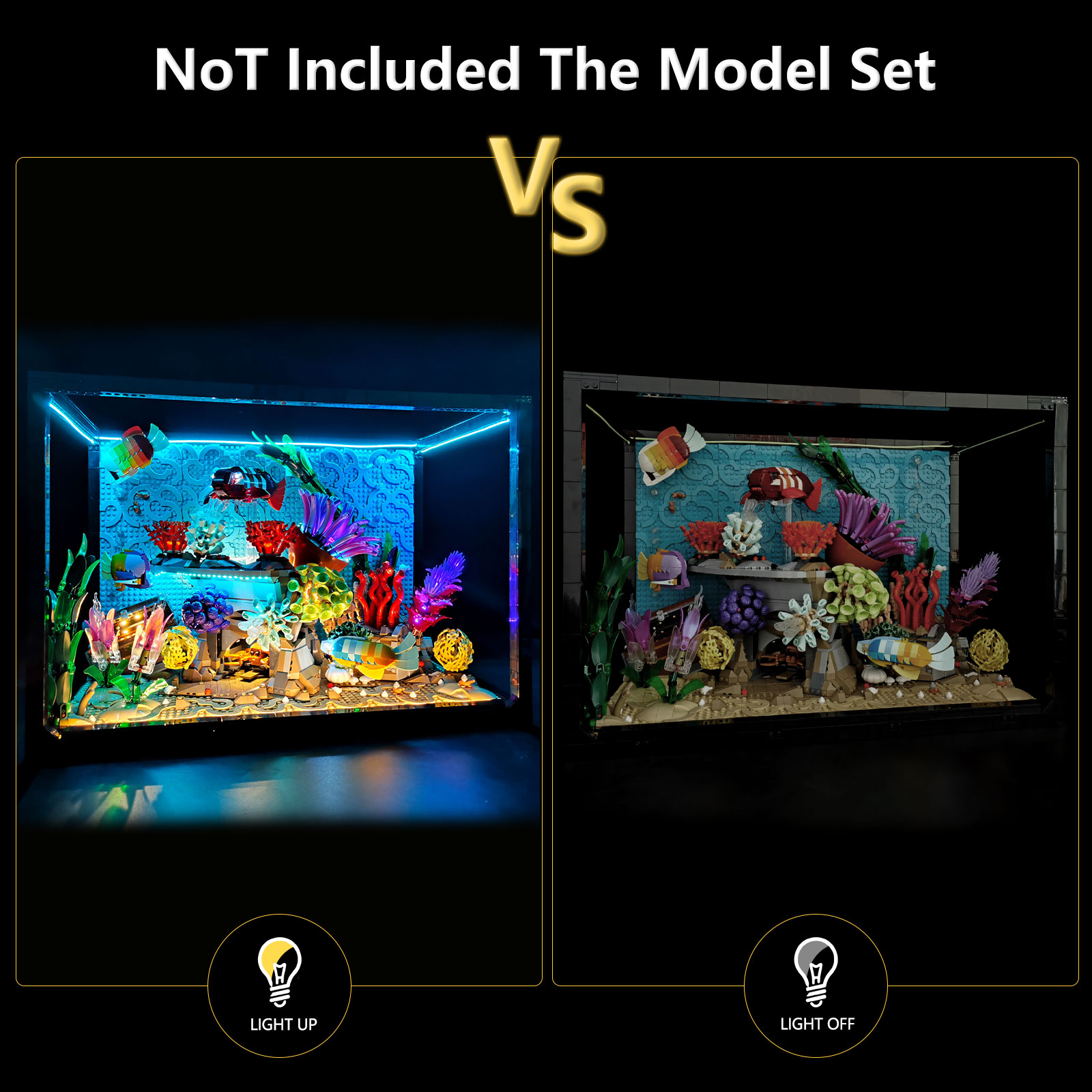مجموعة إضاءة LED LYBMTWF متواف - مراجعة Aquarium Marine Lights وسعره
