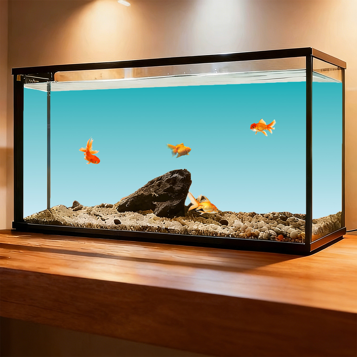 خلفية حوض السمك بتدرج اللونين  - مراجعة Marine Aquarium Glue وسعره