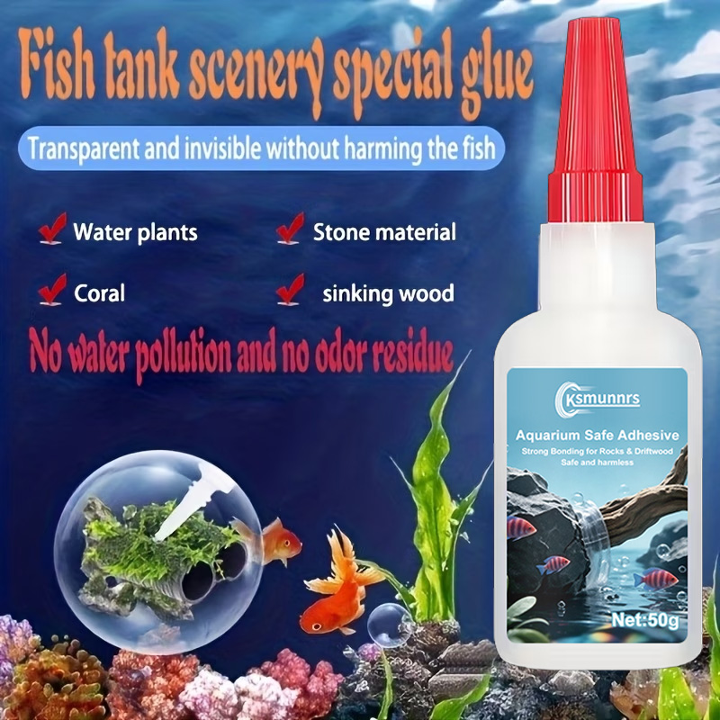 غراء لتنسيق أحواض السمك، لاصق  - مراجعة Marine Aquarium Glue وسعره