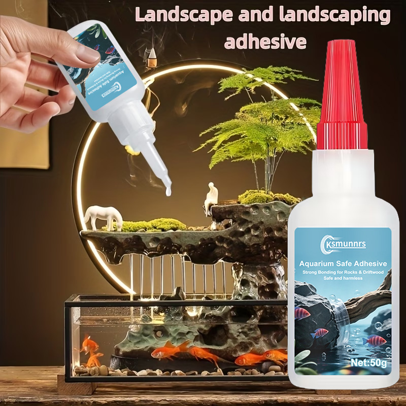 غراء لتنسيق أحواض السمك، لاصق  - مراجعة Marine Aquarium Glue وسعره
