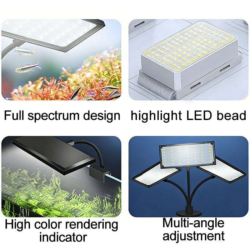 إضاءة LED كاملة الطيف لحوض الس - مراجعة Aquarium Marine Lights وسعره