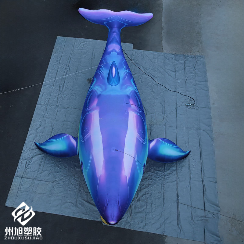 حوت أزرق قابل للنفخ، يستخدم كق - مراجعة Marine Life Aquariums وسعره