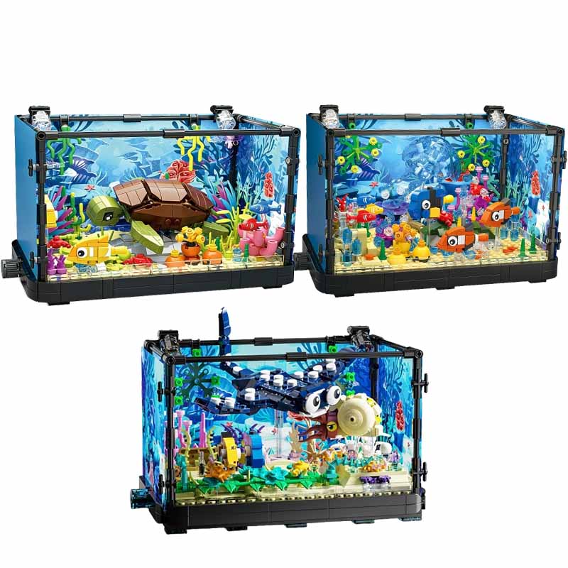 مجموعة مكعبات بناء حوض السمك م - مراجعة Aquarium Marine Lights وسعره