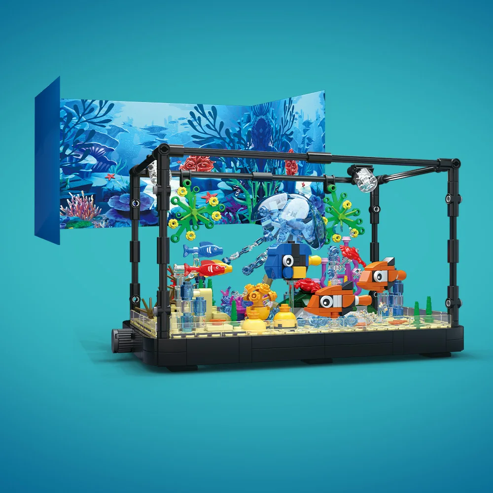 مجموعة مكعبات بناء حوض السمك م - مراجعة Aquarium Marine Lights وسعره