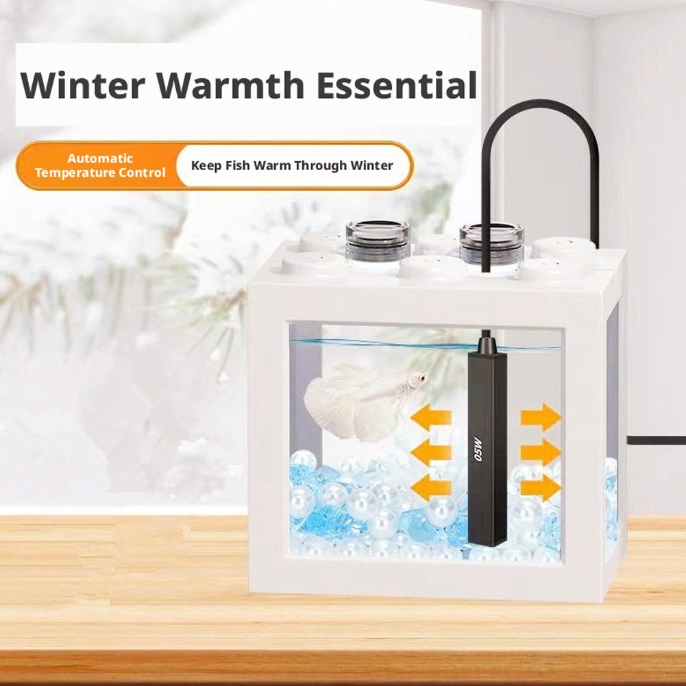 سخان حوض أسماك صغير يعمل بمنفذ - مراجعة Marine Aquarium Mini وسعره