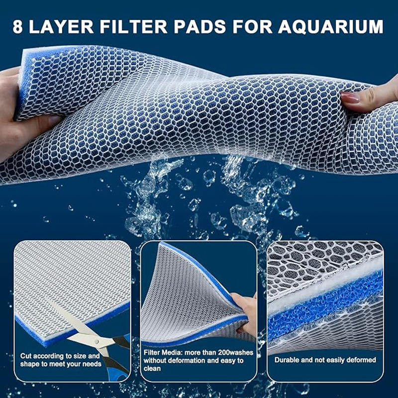 فلتر إسفنجي 8D لحوض السمك بدون - مراجعة Marine Aquarium Glue وسعره