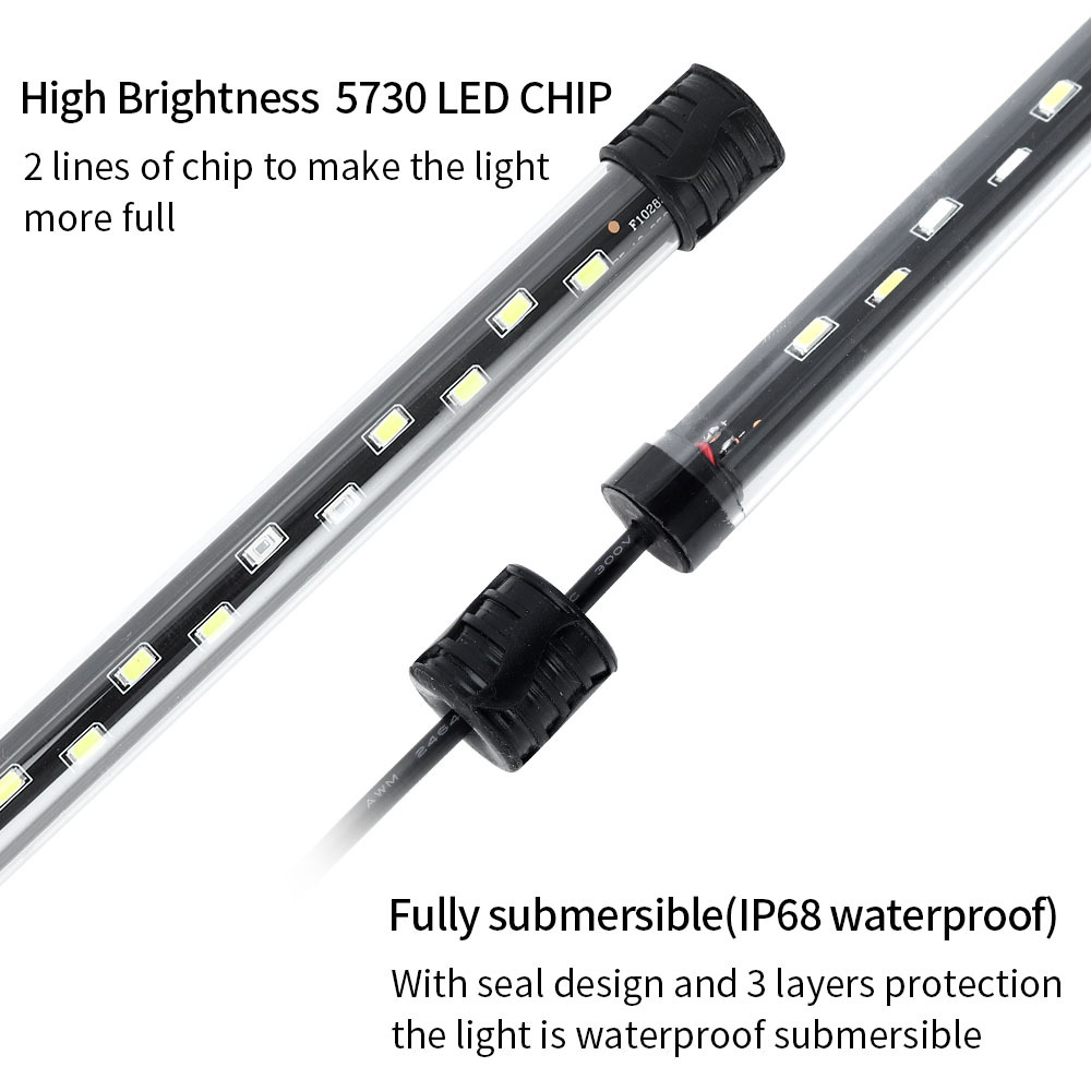 90-260 فولت حوض السمك ضوء LED  - مراجعة Aquarium Marine Lights وسعره