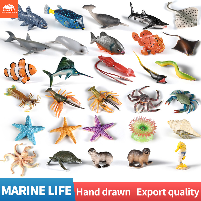مجموعة شخصيات حيوانات البحر -  - مراجعة Marine Life Aquariums وسعره