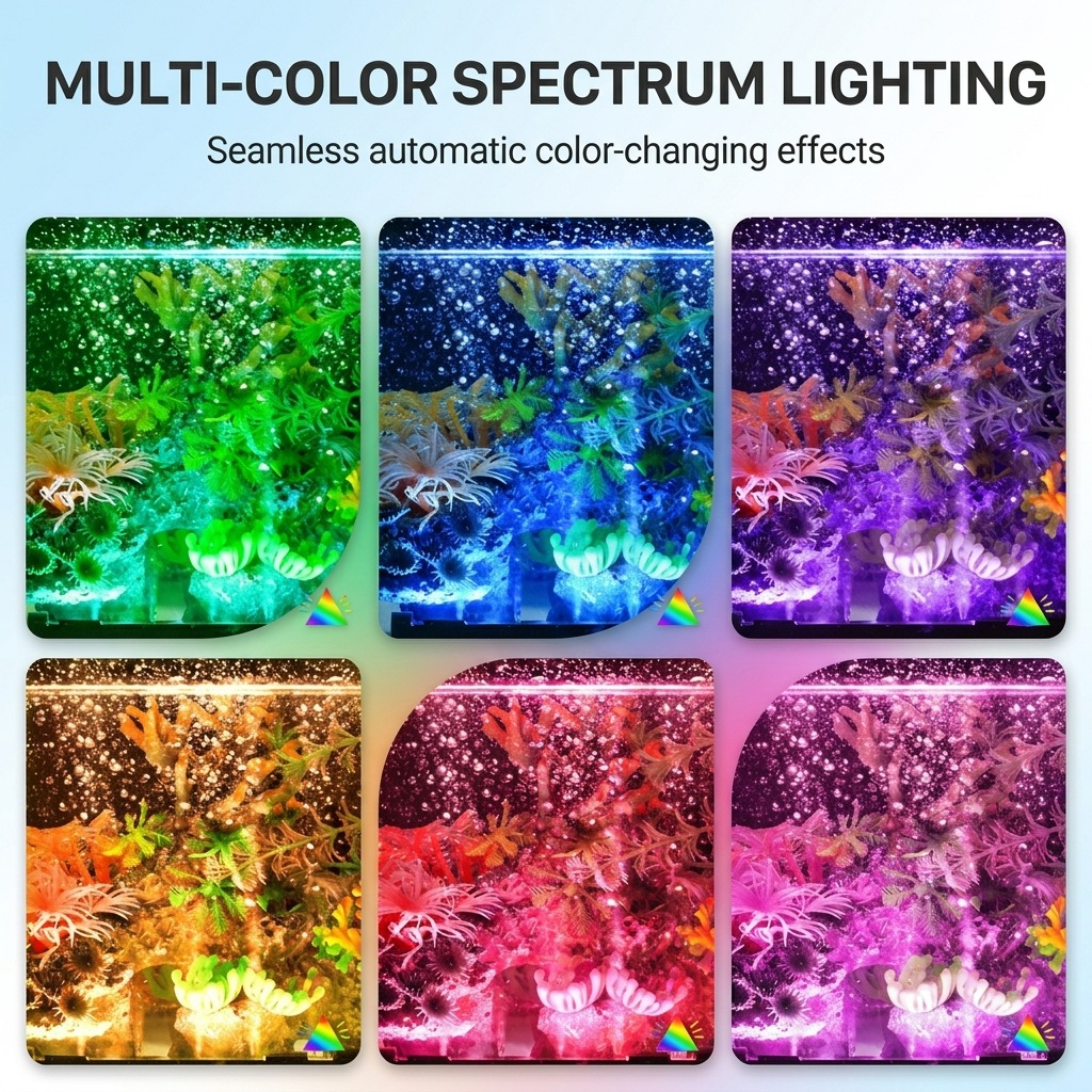 مصباح LED USB لحوض السمك مع فق - مراجعة Aquarium Marine Lights وسعره